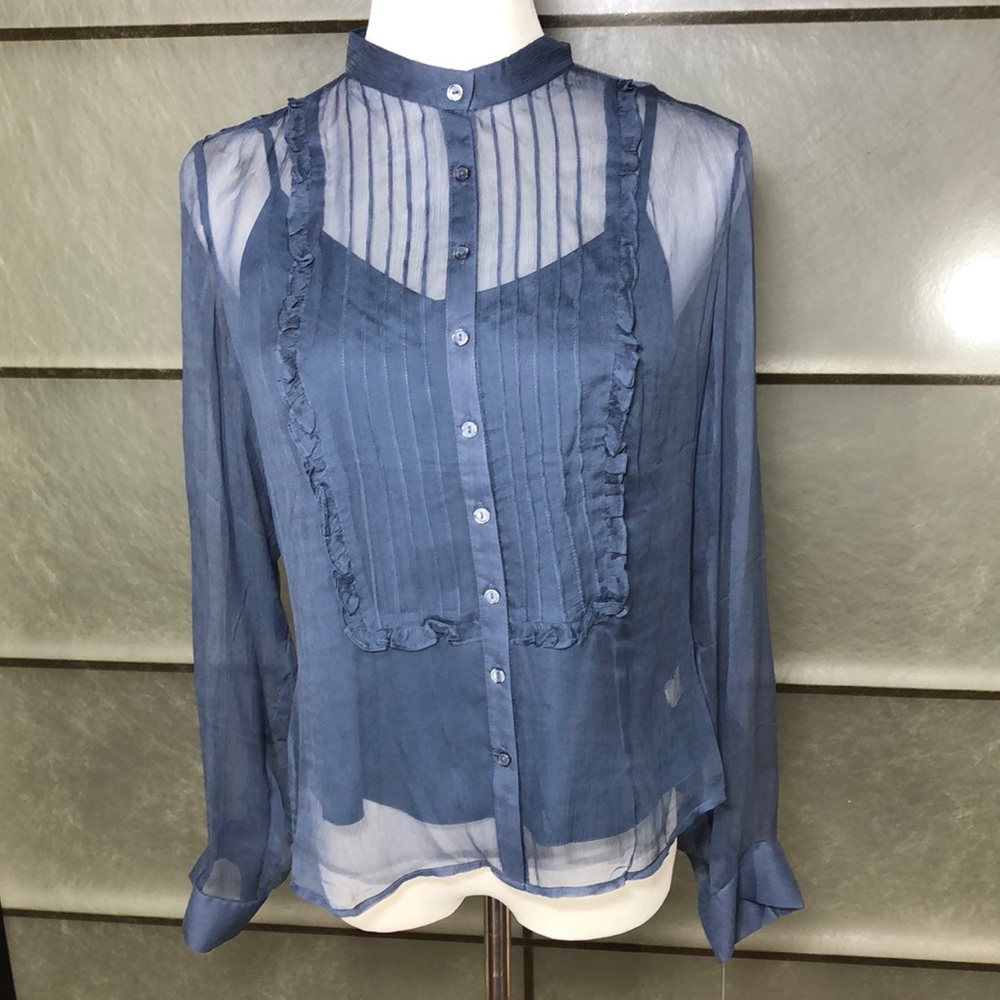 Jonathan Martin silk blouse with camisole